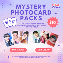 Load image into Gallery viewer, MYSTERY PHOTOCARD PACKS