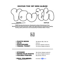 Load image into Gallery viewer, Kihyun 1st Mini Album &#39;Youth&#39;
