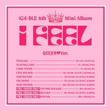 Load image into Gallery viewer, (G)I-DLE 6th Mini Album 'I Feel'