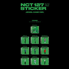 Load image into Gallery viewer, NCT 127 3rd Full Album 'Sticker' (Jewel Case Ver.)
