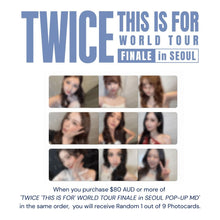 Load image into Gallery viewer, TWICE 'THIS IS FOR' WORLD TOUR FINALE in SEOUL POP-UP MD - T-Shirt
