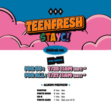 Load image into Gallery viewer, STAYC 3rd Mini Album 'TEENFRESH' (Digipak Ver.)