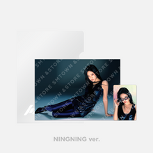 Load image into Gallery viewer, aespa '#Whiplash_mood' Pop-Up Store Official MD - Postcard + Hologram Photocard Set