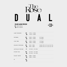 Load image into Gallery viewer, The Rose 2nd Full Length Album 'DUAL' (Deluxe Box Ver.)