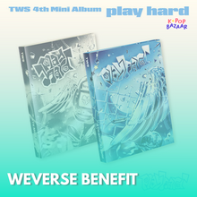 Load image into Gallery viewer, TWS 4th Mini Album ‘play hard' + Weverse Shop Benefit