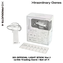 Load image into Gallery viewer, XG OFFICIAL LIGHT STICK Ver.1(w/XG Trading Card / Set of 7) 【Xtraordinary Genes Ver.】