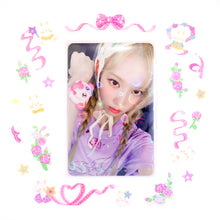 Load image into Gallery viewer, Binary Heart - Kpop Photocard Holographic Sleeves (57x89mm)