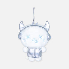 Load image into Gallery viewer, aespa 2025 Live Tour 'SYNK : aeXIS LINE' Official MD - FANLIGHT DOLL KEY RING (SILVER ver.)