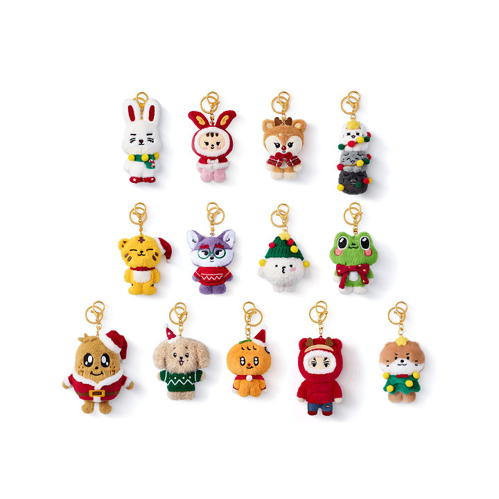 SEVENTEEN 'HOLIDAY with MINITEEN' Official MD - Plush Keyring – K
