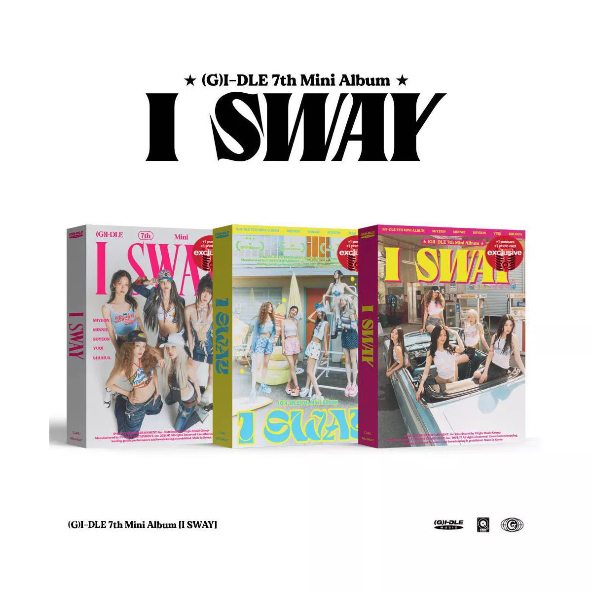 G)I-DLE 7th Mini Album 'I SWAY' – K-POP BAZAAR