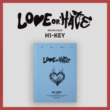 Load image into Gallery viewer, H1-KEY 3rd Mini Album 'LOVE or HATE'