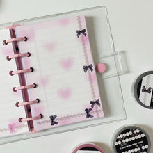 Load image into Gallery viewer, Shocking Pink Rose Washi Tape - Pearl Ribbon