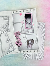 Load image into Gallery viewer, Shocking Pink Rose Sticker - Romance Manga Material (Mojoji Pack / Sticker Set)