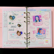 Load image into Gallery viewer, Shocking Pink Rose Sticker - Error Message Pack (Sticker Set)