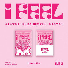 Load image into Gallery viewer, (G)I-DLE 6th Mini Album 'I Feel' (Poca Album Ver.)