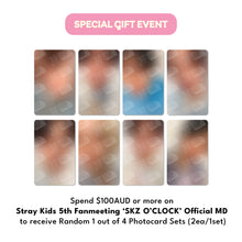 Load image into Gallery viewer, Stray Kids 5th Fanmeeting 'SKZ 5'CLOCK' Official MD - ID Photo Set