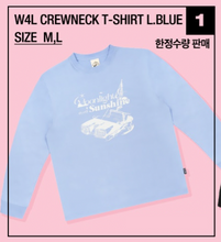 Load image into Gallery viewer, PLAVE 'WAY 4 LUV' & 'Hello, Asterum!' OFFICIAL MD - W4L Crewneck T-Shirt