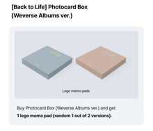 Load image into Gallery viewer, &TEAM 1st Mini Album 'Back to Life' (Weverse Album Ver.) + Weverse Shop Benefit