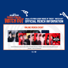 Load image into Gallery viewer, xikers POP-UP STORE 'HOUSE OF TRICKY: WATCH OUT' Official MD - Random Trading Card Ver.1