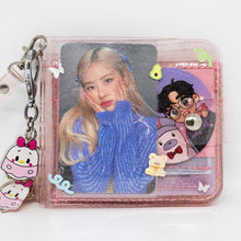 Load image into Gallery viewer, Clear Glitter Wallet