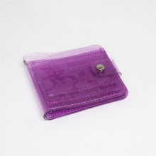 Load image into Gallery viewer, Clear Glitter Wallet