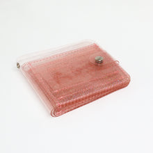 Load image into Gallery viewer, Clear Glitter Wallet