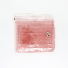 Load image into Gallery viewer, Clear Glitter Wallet