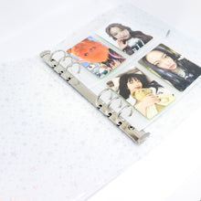 Load image into Gallery viewer, A5 Clear Glitter 6-Ring Photocard Binder