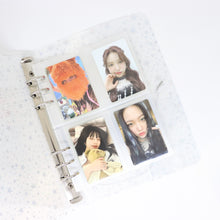 Load image into Gallery viewer, A5 Clear Glitter 6-Ring Photocard Binder