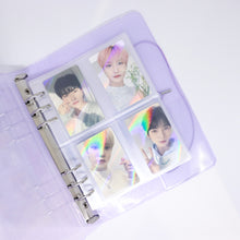 Load image into Gallery viewer, A5 Clear Glitter 6-Ring Photocard Binder