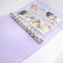 Load image into Gallery viewer, A5 Clear Glitter 6-Ring Photocard Binder