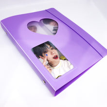 Load image into Gallery viewer, A5 Solid Heart 6-Ring Photocard Binder