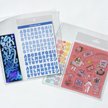 Load image into Gallery viewer, BE ON D After Rain Deco Pocket A5 Wide Binder Refill (Double Sided)