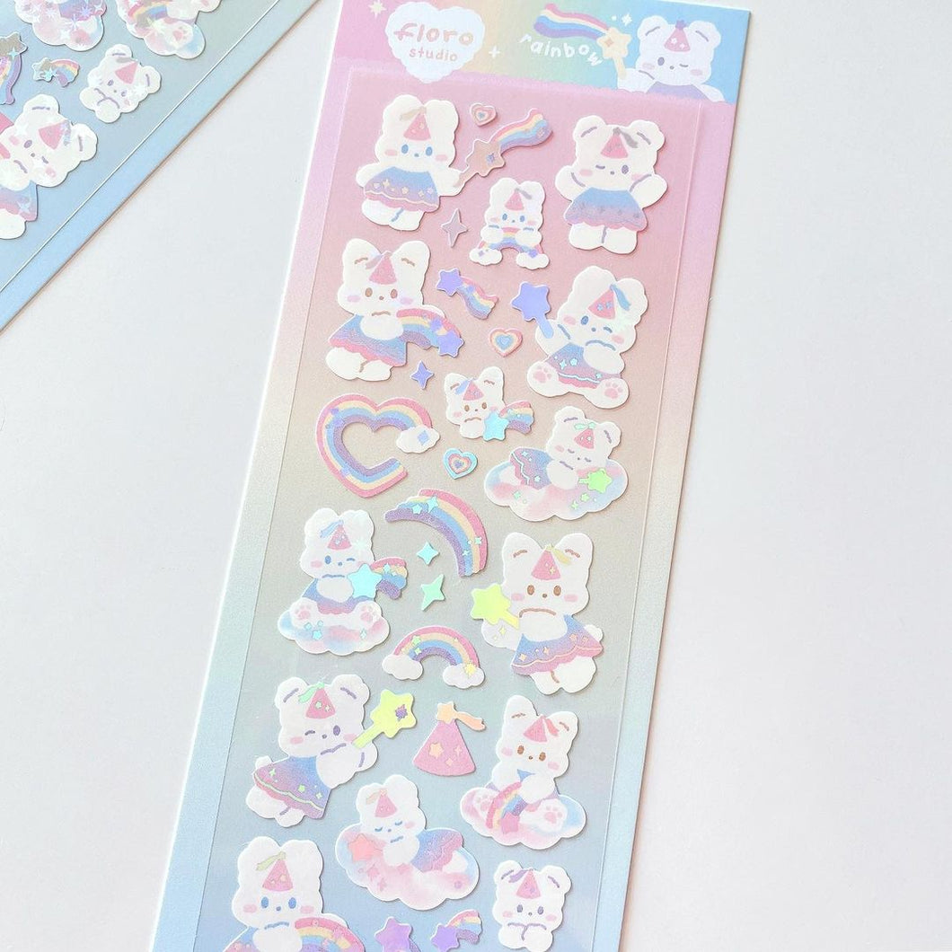 Floro Sticker - Rainbow