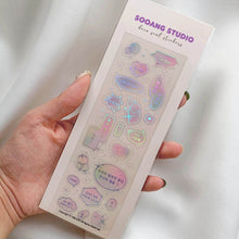 Load image into Gallery viewer, Sooang Sticker - Holographic Speech Bubble