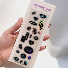 Load image into Gallery viewer, Sooang Sticker - Holographic Speech Bubble
