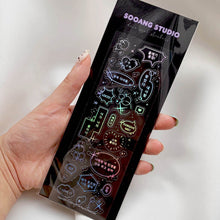 Load image into Gallery viewer, Sooang Sticker - Holographic Speech Bubble