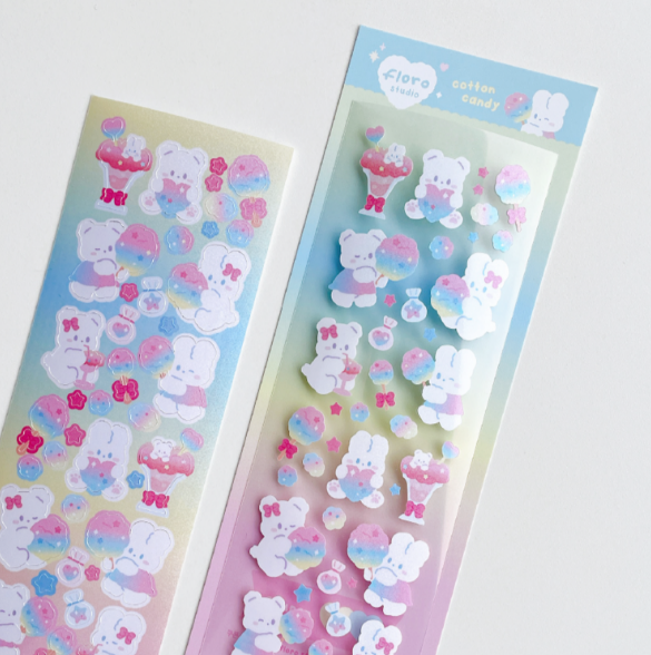 Floro Sticker - Cotton Candy
