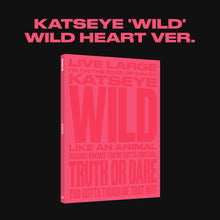 Load image into Gallery viewer, [PREORDER] KATSEYE 3rd Mini Album 'WILD' (Wild Heart Ver./ International Retailer Exclusive)
