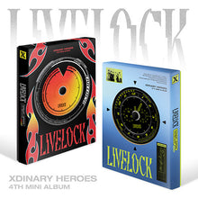 Load image into Gallery viewer, Xdinary Heroes 4th Mini Album &#39;Livelock&#39; (Regular Edition)
