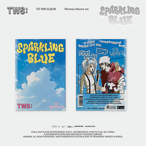 TWS 1st Mini Album 'Sparkling Blue' (Weverse Albums ver.)
