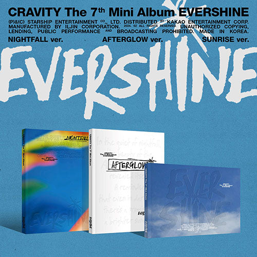 [PREORDER] CRAVITY 7th Mini Album 'EVERSHINE'