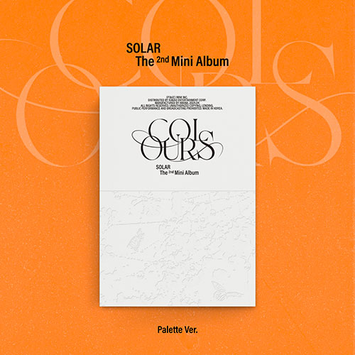 SOLAR 2nd Mini Album 'COLOURS' (Palette Ver.)