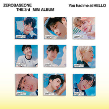 Load image into Gallery viewer, ZEROBASEONE 3rd Mini Album &#39;You had me at HELLO&#39; (Digipack Ver.)

