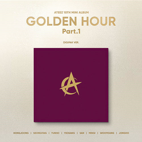 [PREORDER] ATEEZ 10th Mini Album 'GOLDEN HOUR : Part.1' (Digipack Ver.)