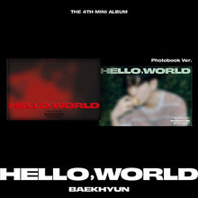 Load image into Gallery viewer, BAEKHYUN 4th Mini Album &#39;Hello, World&#39; (Photobook Ver.)
