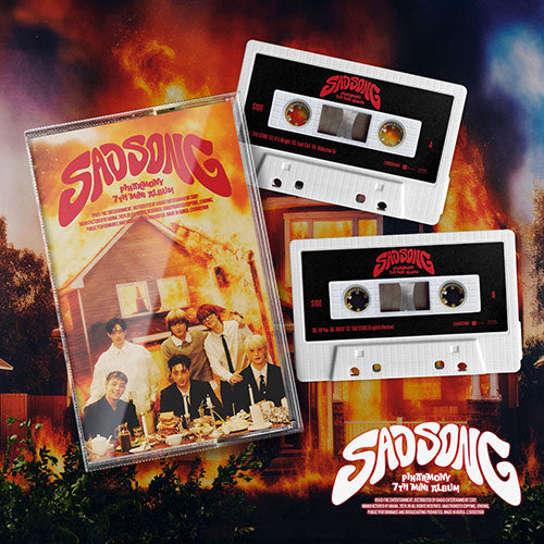 P1Harmony 7th Mini Album 'SAD SONG' (Cassette Tape Ver.)