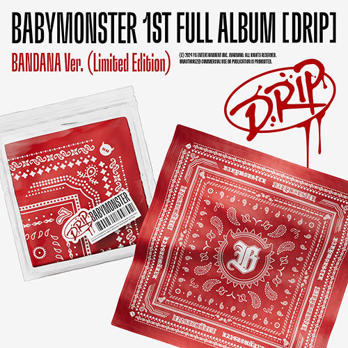 BABYMONSTER 1st Full Album 'DRIP' (BANDANA Ver. Limited Edition)