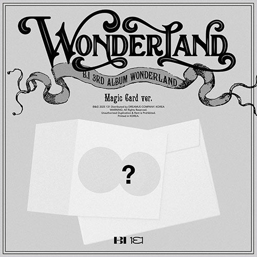 [PREORDER] B.I 3rd Full Album 'WONDERLAND' (Magic Card Ver.)