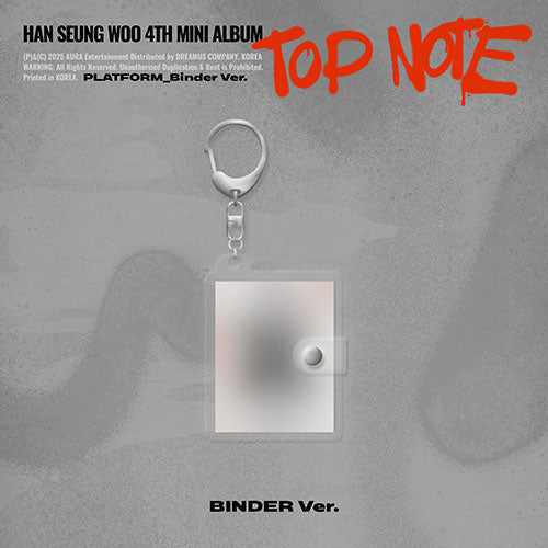 HAN SEUNG WOO 4th Mini Album 'TOP NOTE' (PLATFORM_Binder Ver.)